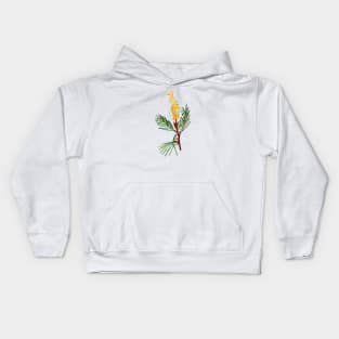 Australian Native Flower - Bottlebrush Flower Kids Hoodie